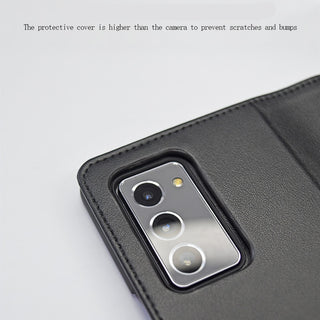 Samsung Z FOLD2 Flip Split Two-in-one Multi-Function Phone Case - Phosgene