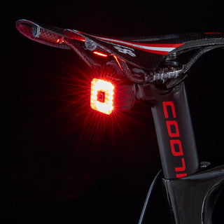 GIYO Bicycle Smart Brake Charging Glare Taillight - Phosgene