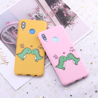 Painted dinosaur phone case - Phosgene