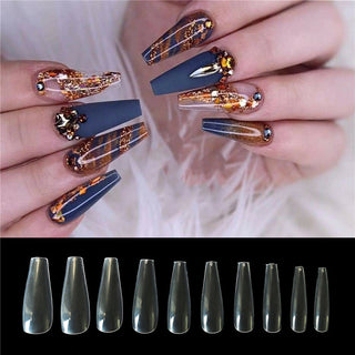 500 tablets of transparent natural color ballet fake nails Phosgene