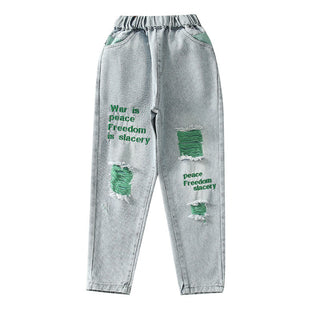 Big Children Loose Children In Spring Beggar Pants - Phosgene