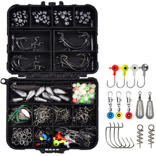 Sea Fishing 246 Pieces Set Box Set Storage Box Full Set Of Fishing Accessories Bait - Phosgene