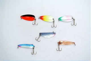 Metal Sheetmetal Lures Set 30x Spinnerbait Fishing Hard Lure Pike Salmon Bass Card 2 Fish Bait Hook Fishing Tackle spinners - Phosgene