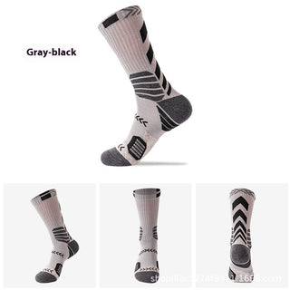 Men's Elite Trendy Contrast Color Long Tube Basketball Socks - Phosgene