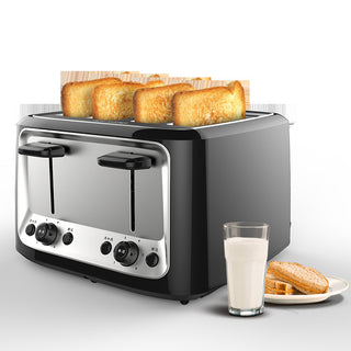 Home Automatic Multifunctional Toaster Four Slot Export Phosgene