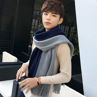 Men's Fashion Versatile Knitting Wool Scarf - Phosgene