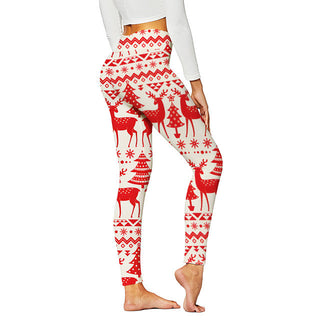 Christmas Pattern Yoga Pants Digital Printed - Phosgene