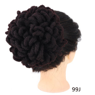 African Wig Bun Hair Bag Drawstring Dreadlocks Afro Hair Bag - Phosgene