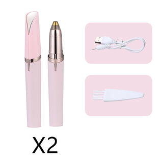 Eyebrow Epilator Maquiagem Profissional Completa Trymer Do Brwi Eye Brow Trimmer For Rasoir Visage Femme Make Up Eye Brow Shaper - Phosgene