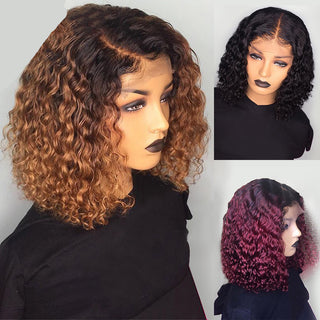 Water wave bob wigs Human Hair - Phosgene