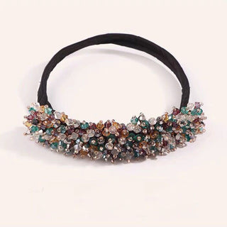 Korean flower bud head crystal hairpin headgear - Phosgene