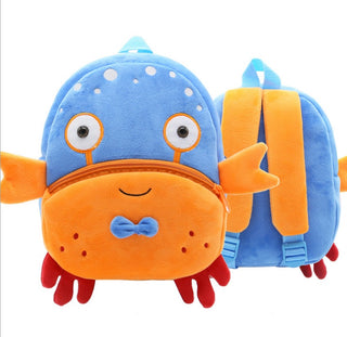 Cute Plush Backpacks Kindergarten Cartoon School Bags Children Animal Toys Bag - Phosgene