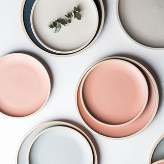 Pure color matte ceramic plate - Phosgene