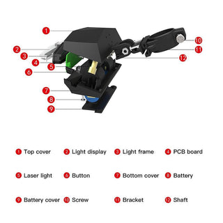 Smart LED Wireless Tail Light - Phosgene