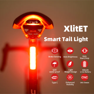 Bicycle Tail Light Cushion Seat Rod Double Bracket Night Bike Tail Light - Phosgene