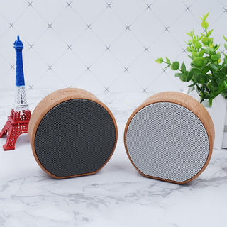 Mini Wood Bluetooth Speaker Portable Outdoor Wireless Support AUX TF - Phosgene