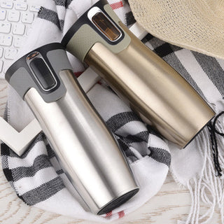 Vacuum Insulated Stainless Steel Travel Mugs Water Flask Thermal Tea Bottle - Phosgene