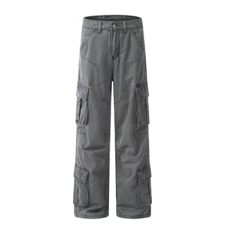 Fashion Personality Multi-pocket Cargo Pants Men Phosgene