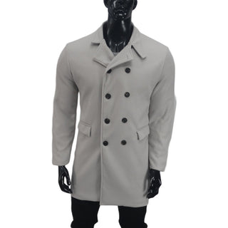 European And American New Plus Size Woolen Coat Men - Phosgene