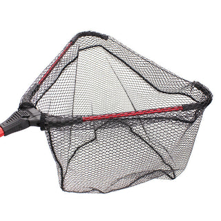 Aluminum Alloy Single Section Triangular Folding Dip Net Fly Fisherman Viscose Metal Thin - Phosgene