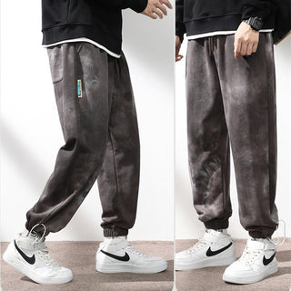 Elastic Waist Drawstring Ankle-tied Sweatpants Men - Phosgene