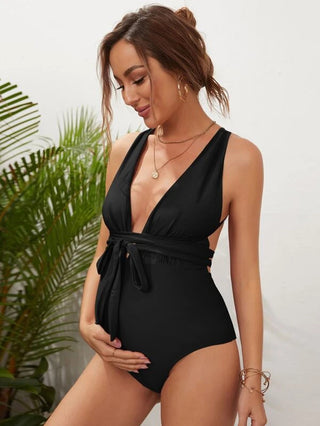 Women's Multicolor One-piece Swimwear For Pregnant Women - Phosgene