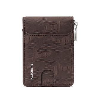 Camouflage Large Capacity Zipper Men's Wallet - Phosgene