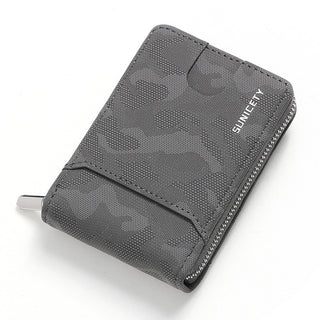 Camouflage Large Capacity Zipper Men's Wallet - Phosgene