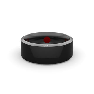 Smart Ring Wearable Device Multifunctional Black High-tech Phosgene