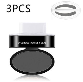 Eyebrow Powder Stamp Tint Stencil Kit Cosmetics Professional Makeup Waterproof Eye Brow Stamp Lift Eyebrow Enhancers Stencil Kit - Phosgene