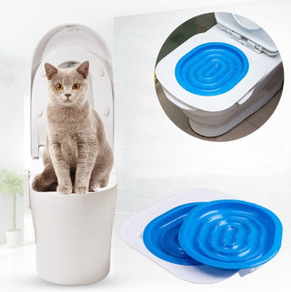 Pet Toilet Trainer catsCeaningTrainingToilet Supplies with Toilet Seat Lighting - Phosgene