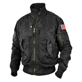 Men's Jacket Spring And Autumn Baseball Uniform Pilot Jacket Casual Jacket - Phosgene