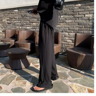 Artistic Casual Trend All-matching Graceful Straight-leg Pants Phosgene