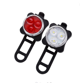 160lumen USB rechargeable red 3w Led bicycle rear light Phosgene