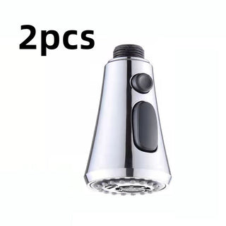 Universal Pressurized Faucet Sprayer Anti-splash 360 Degree Rotating Water Tap Three Stall Water Saving Faucet Nozzle Adapter - Phosgene