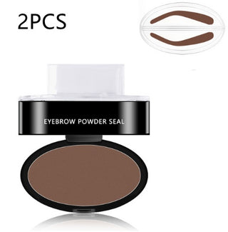 Eyebrow Powder Stamp Tint Stencil Kit Cosmetics Professional Makeup Waterproof Eye Brow Stamp Lift Eyebrow Enhancers Stencil Kit - Phosgene