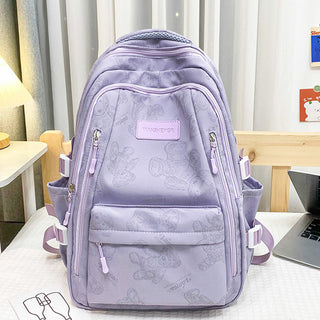 Cute Bears Print Backpack Fashion Versatile Large Capacity Travel Bags Women Junior High School Students Schoolbag Girls Campus Bag Phosgene