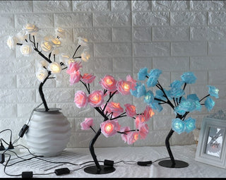 LED Tree Lamp Rose Small Tree Lamp Modeling Lamp Table Lamp - Phosgene