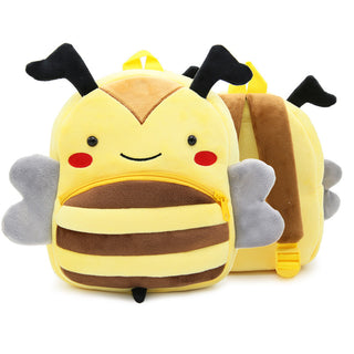 Cute Plush Backpacks Kindergarten Cartoon School Bags Children Animal Toys Bag - Phosgene