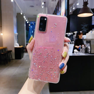 Starry Sky Silver Foil Epoxy Phone Case - Phosgene