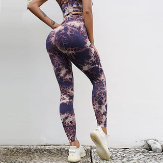 Tie-Dye Yoga Wear Women'S Sports Fitness Suit - Phosgene