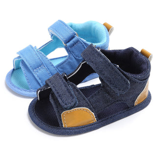 Denim baby Velcro sandals toddler shoes baby shoes - Phosgene