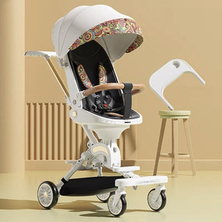 Can Sit And Lie Flat Two-way Folding Lightweight Shock-absorbing High-view Stroller - Phosgene