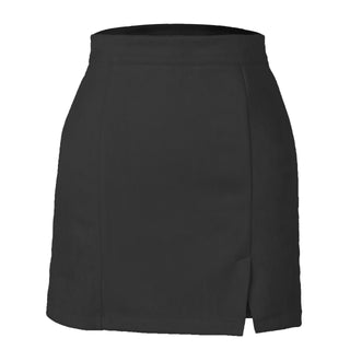 Autumn And Winter Suede A- Line Korean Style High Waist Fashion Sexy Skirt - Phosgene