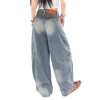 Distressed Washed Jeans Men And Women Phosgene