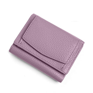 Minimalist And Creative Multi Card Mini Leather Wallet Phosgene