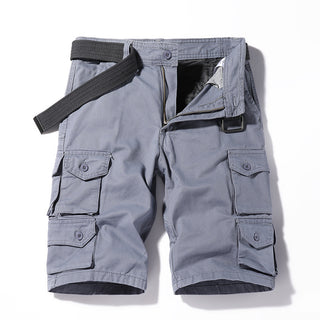 Men's Summer Simplicity Multi-pocket Casual Shorts - Phosgene