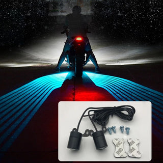 Electric Car Carpet Lamp Wing Projection Lamp - Phosgene