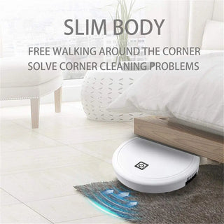 3-in-1 Robot Vacuum Cleaner 1800Pa Multifunctional Smart Floor Cleaner USB Rechargeable Dry Wet Sweeping Vacuum Cleaner Phosgene