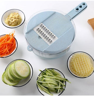 8 In 1 Mandoline Slicer Vegetable Slicer Potato Peeler Carrot Onion Grater With Strainer Vegetable Cutter Kitchen Accessories - Phosgene